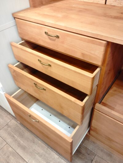 MOMO NATURAL モモナチュラル VIBO ヴィボ アルダー材 木製 幅120㎝ カップボード 2