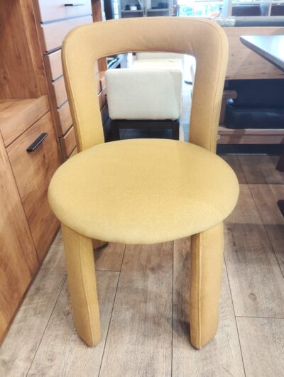 Francfranc ルポチェア デリカ テーブル ラウンド 直径70㎝ イエロー ライトブルー カフェ3点セット 3