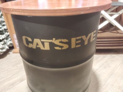 インテリア家具 ドラム缶 アイアン ラウンドテーブル 収納家具 ドラム缶型 テーブル 3