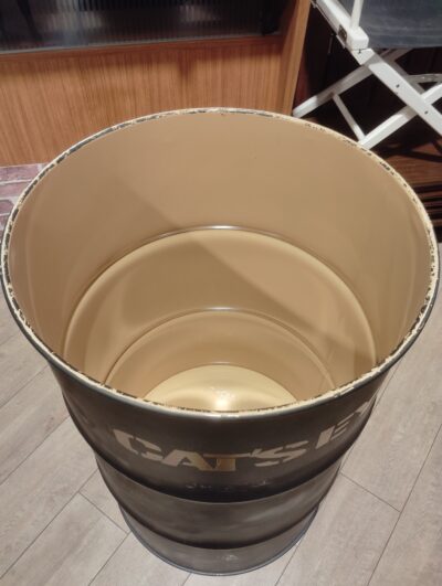 インテリア家具 ドラム缶 アイアン ラウンドテーブル 収納家具 ドラム缶型 テーブル 4