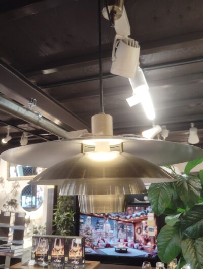 インターフォルム Mikkeli ミッケリ 真鍮 4枚シェード 壁スイッチ 北欧スタイル ペンダントライト 1