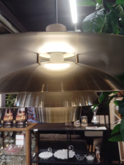 インターフォルム Mikkeli ミッケリ 真鍮 4枚シェード 壁スイッチ 北欧スタイル ペンダントライト 3