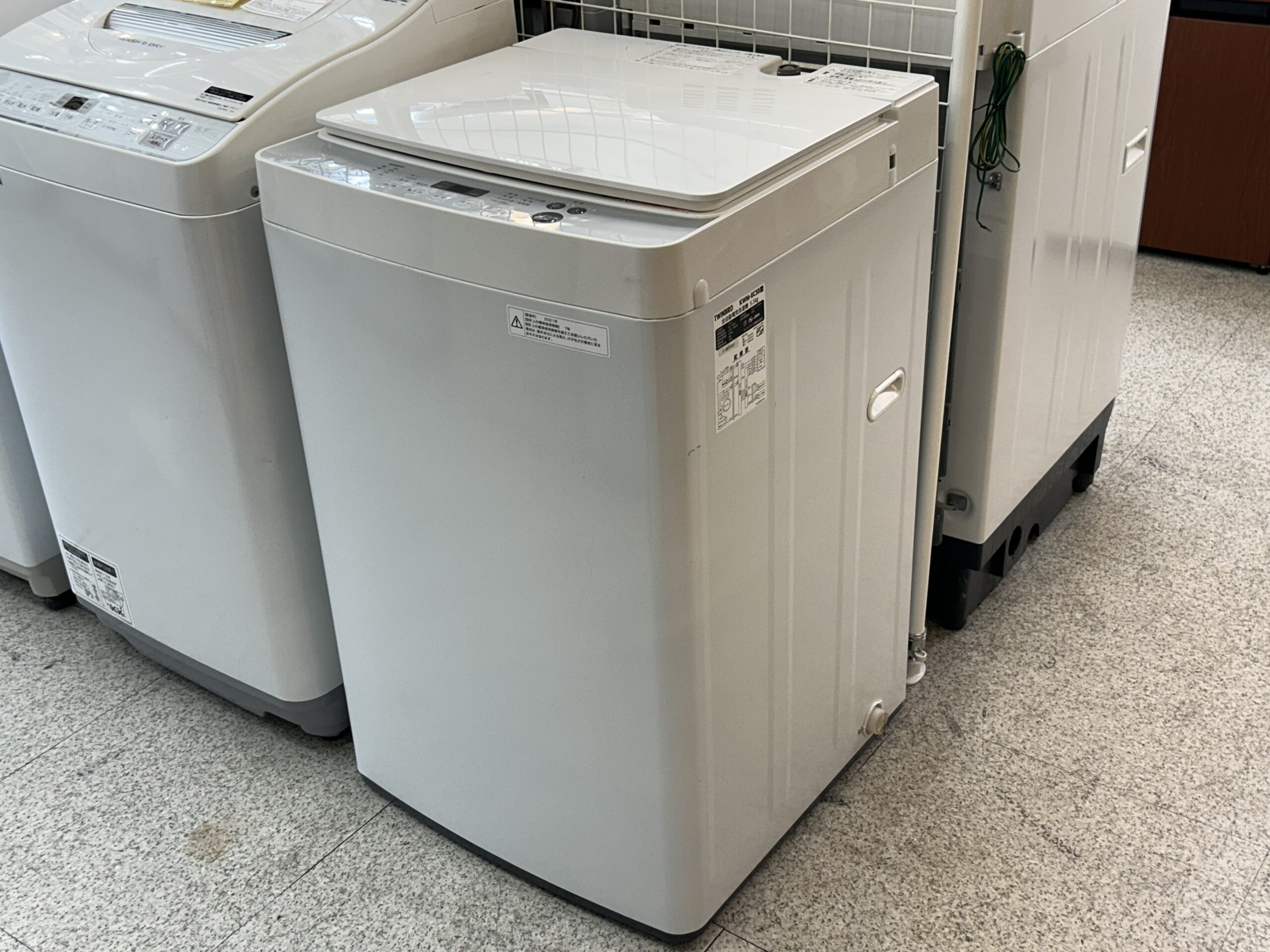 お値打ち TWINBIRD ツインバード 5.5kg 全自動洗濯機 買取しました