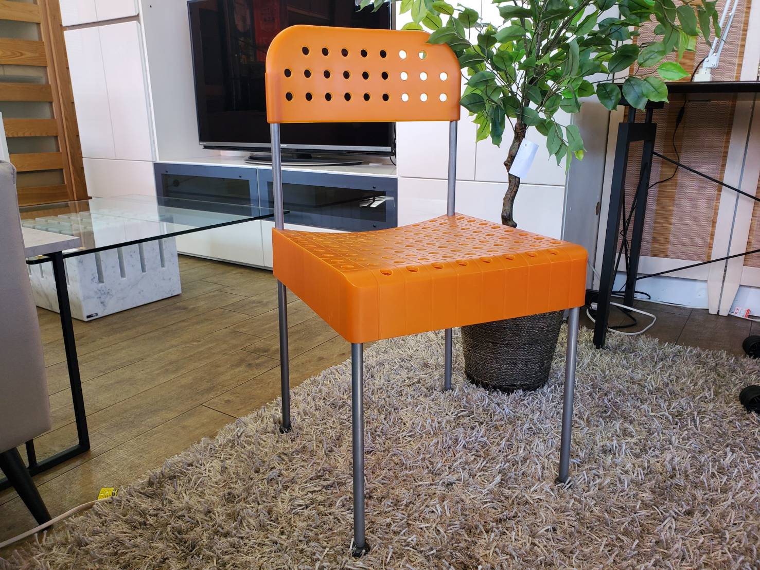 ☆EnzoMari エンツォ・マリ BOXchair ボックスチェア ALEPH スチール脚