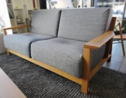 MUJI　無印用品　無印　2.5シーター　2.5人掛け　2シーター　2人掛け　ワイド2シーター　ソファ　木製フレーム　木枠　ナチュラル　北欧　モダン　シンプル　カバーリングタイプ　グレー　ウレタン　ポケットコイル　リサイクルショップ　再良市場　天白　名東　昭和　千種　瑞穂　緑　日進　豊明　東郷　おススメ　オススメ お洒落　オシャレ　中古