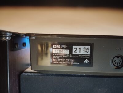 KORG DIOGITAL PIANO 2021年製 C1 Air 薄型 スリム 88鍵盤 ブラック 電子ピアノ 3