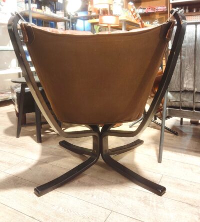 Vatne Falcon Chair バットネ シガード・レッセル ヴィンテージ 北欧 本革 ファルコンチェア  4