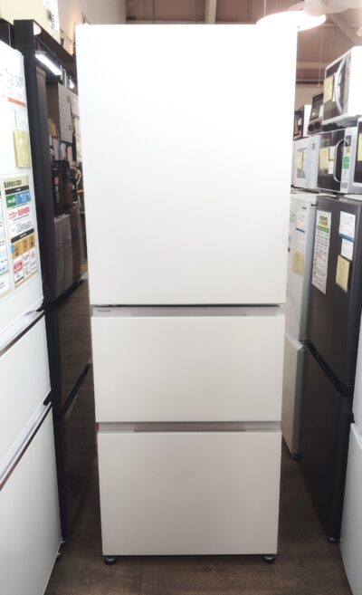 Panasonic 2025年製 NR-C33ES2L-W マットホワイト 左開き フラットデザイン 3ドア 326L 冷蔵庫 5