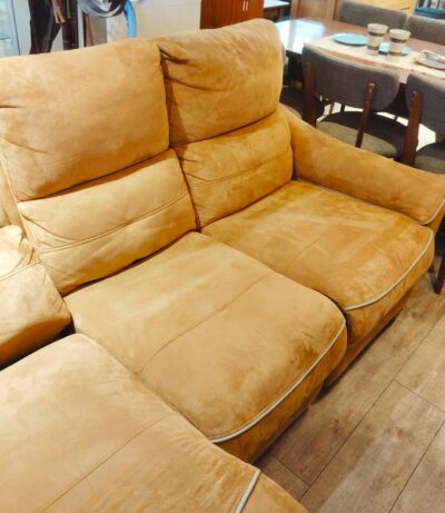 RELAX FORM 関家具 レザーテックス クラフトベージュ バッジオ Baggio 幅190㎝ 電動リクライニングソファ 6