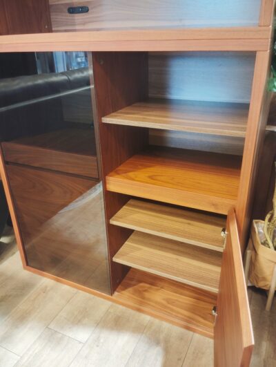 ARMONIA アルモニア lacca W100 ウォールナットカラー ウッド シンプル キッチンボード 3