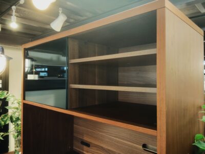 ARMONIA アルモニア lacca W100 ウォールナットカラー ウッド シンプル キッチンボード 5