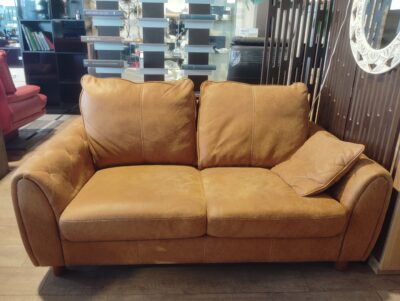 関家具 RELAX FORM レザーテックス キャメル HENRY ヘンリー 2人掛け 2シーターソファ 1