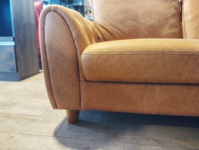 関家具 RELAX FORM レザーテックス キャメル HENRY ヘンリー 2人掛け 2シーターソファ 2