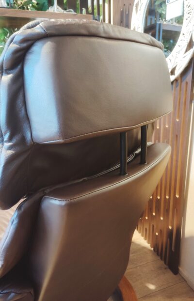 エコーネス EKORNESレザー チーク チョコレート オットマン付き STRESSLESS Classic Reno レノ ストレスレスチェア Mサイズ 5