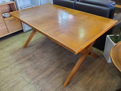 PacificFurnitureService　パシフィックファニチャーサービス　P.F.S　PFS　OperationBTable　オペレーションテーブル　折り畳みテーブル　ダイニングテーブル　作業台　デスク　ナラ無垢材　無垢材　ナラ材　寄せ木　寄木　木製テーブル　リサイクルショップ　再良市場　天白　名東　昭和　千種　瑞穂　緑　日進　豊明　東郷　おススメ　オススメ お洒落　オシャレ　中古