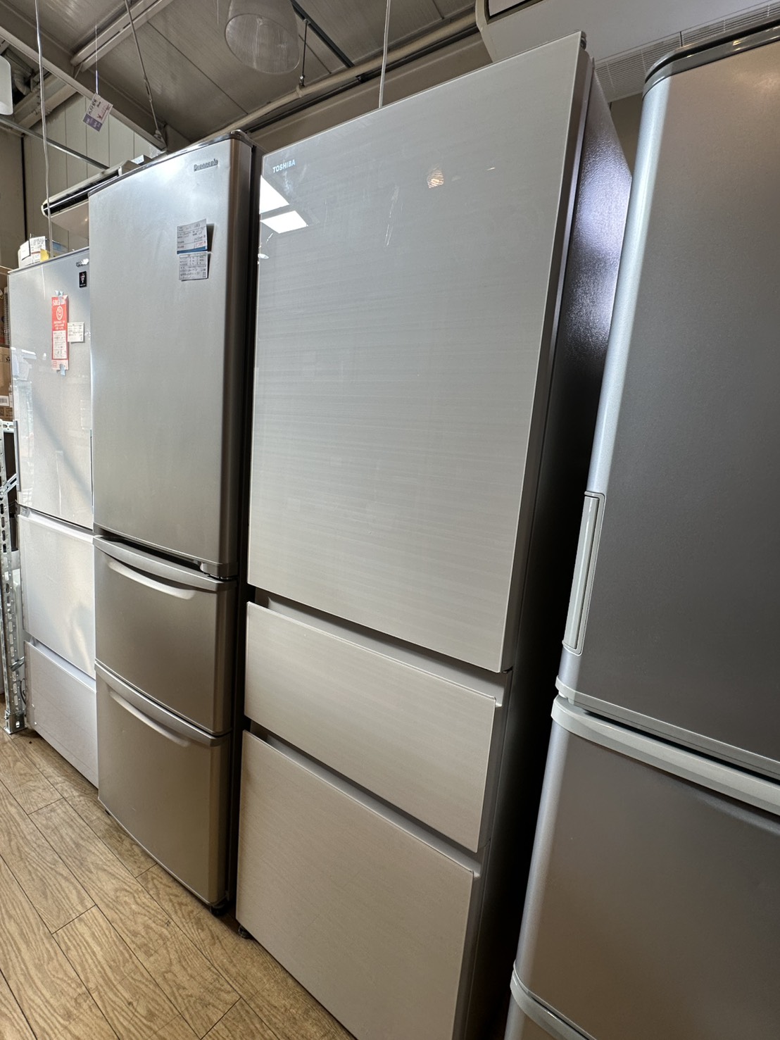 リユースのサカイ浦和店【E025】SA冷蔵庫 トウシバ GR-T36SVL 2021 高年式】TOSHIBA/東芝 3ドア冷蔵庫 GR-W36SVL 2025年製 買取入荷いたし