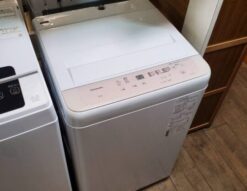 Panasonic　パナソニック　6.0㎏　6kg　洗濯機　全自動洗濯機　縦型　タテ型　高年式　2025年製　ビッグウェーブ洗浄　槽洗浄　からみほぐし　ライトベージュ　リサイクルショップ　再良市場　天白　名東　昭和　千種　瑞穂　緑　日進　豊明　東郷　おススメ　オススメ　中古　美品