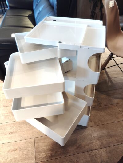 B-LINE Joe Colombo ホワイト 収納家具 デスクワゴン キャスター付き 収納ラック ボビーワゴン 2