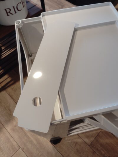 B-LINE Joe Colombo ホワイト 収納家具 デスクワゴン キャスター付き 収納ラック ボビーワゴン 5