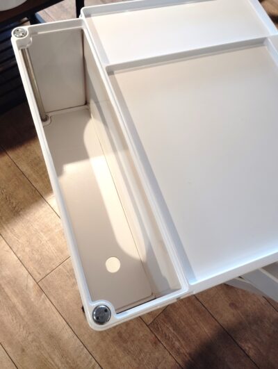 B-LINE Joe Colombo ホワイト 収納家具 デスクワゴン キャスター付き 収納ラック ボビーワゴン 6