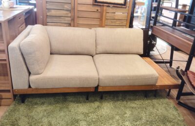 JOURNAL STANDARD FARNITURE リル LILLE グレー ナチュラル 北欧インテリア コーナーソファ サイドテーブル付き 1