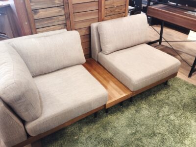 JOURNAL STANDARD FARNITURE リル LILLE グレー ナチュラル 北欧インテリア コーナーソファ サイドテーブル付き 7