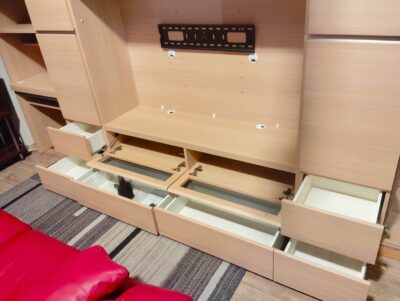 Pamouna パモウナ CAシリーズ ナチュラル 60インチまで対応 壁面収納 テレビボード リビングボード 4