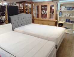 Francfranc ブリッサ ディンプル ダブル グレー 姫系 オシャレ ポケットコイル ダブルベッド