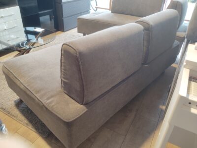 西口木工 ワッフル Waffle  ファブリック アームレス カウチソファ 3