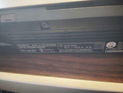 SONY 2017年製 SA-WST5000 SA-ST5000 ホームシアター ウーファー ワイヤレス ハイレゾ対応7.1.2ch サウンドバー 6