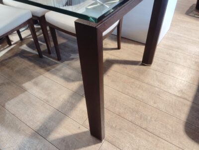 カリモク karimoku チターノ Chitano ハイバック アームレス ガラス天板 幅150 ダイニング5点セット 2