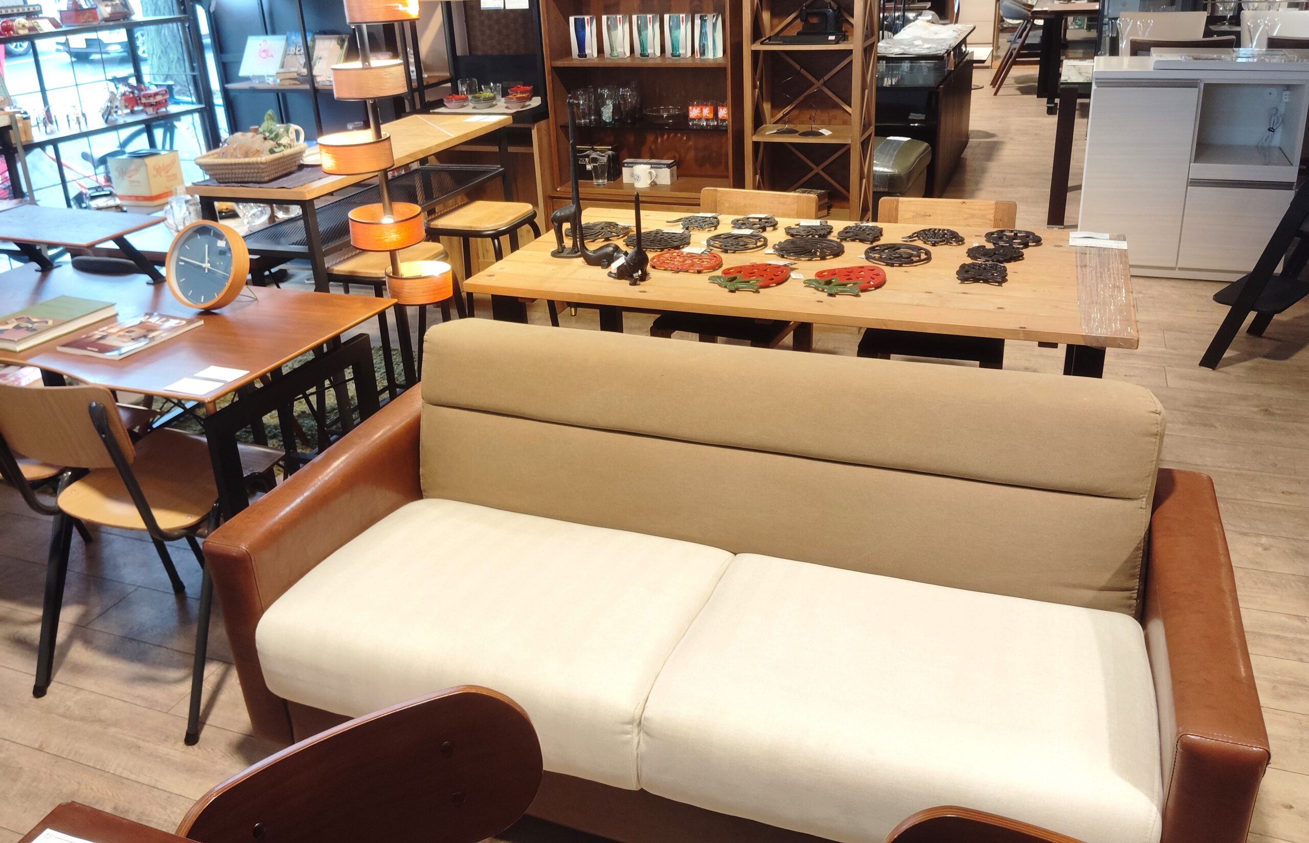 異素材MIX☆】niko and… ニコアンド STRAGE SOFA BED 幅164㎝ 収納付き
