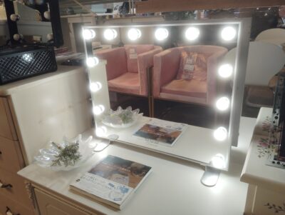 BESTOPE 14灯 LED 化粧鏡 調色 調光 スタンド式 自立式 女優ミラー ハリウッドミラー 6