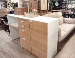 MOMO NATURAL HOLM ホルム OAK オーク材 作業台 ダストボックススペース キッチンカウンター