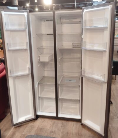 AQUA 2024年製 AQR-SBS48P ダークシルバー フレンチドア 観音開き ビッグフリーザー 475L 2ドア 冷凍冷蔵庫 冷蔵庫 3