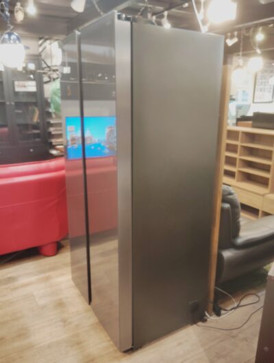 AQUA 2024年製 AQR-SBS48P ダークシルバー フレンチドア 観音開き ビッグフリーザー 475L 2ドア 冷凍冷蔵庫 冷蔵庫 8
