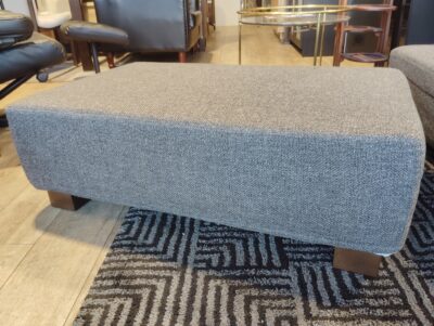 SPIGA スピガ FOXXYⅡ ホクシー2 木製脚 ファブリック グレー系 3人掛け 片側アーム オットマン付き 片肘カウチソファ 7