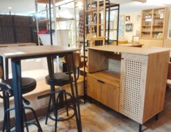 LOWYA ナチュラル ベージュ 韓国インテリア 2シーターソファ キッチンカウンター テレビボード 1