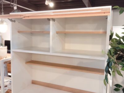 MOMO NATURAL HOLM ホルム 幅98㎝ メラミン天板 作業台付き ナチュラル レンジボード 2