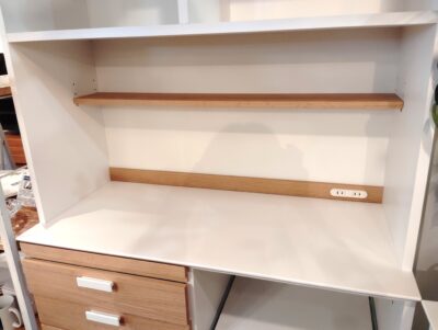 MOMO NATURAL HOLM ホルム 幅98㎝ メラミン天板 作業台付き ナチュラル レンジボード 3