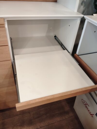 MOMO NATURAL HOLM ホルム 幅98㎝ メラミン天板 作業台付き ナチュラル レンジボード 6