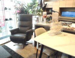 RELAX FORM 関家具 Elenore エレノア 2モーター グレー系 リクライニングチェア パーソナルチェア 電動パーソナルチェア