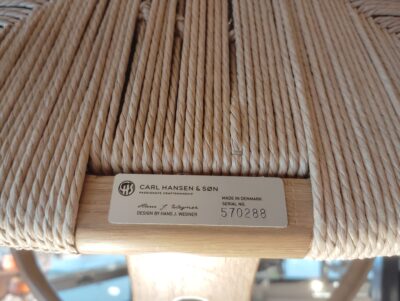CARL HANSEN＆SON オイル仕上げ オーク材 ペーパーコード クッション付き ハンスJ.ウェグナー CH24 Yチェア 6