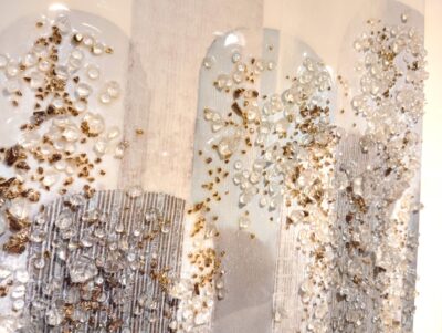 モデルルーム展示品 Bo Concept メタルアート テクスチャーアート インテリア雑貨 ウォールアートパネル 4