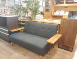 NEUTRAL FURNITURE AND SUPPLY CO. SOFA01 ネイビー ナラ材 無垢材 2シーターソファ
