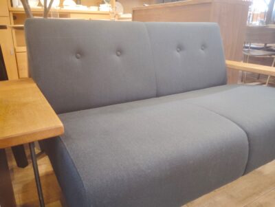 NEUTRAL FURNITURE AND SUPPLY CO. SOFA01 ネイビー ナラ材 無垢材 2シーターソファ 3