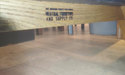 NEUTRAL FURNITURE AND SUPPLY CO. SOFA01 ネイビー ナラ材 無垢材 2シーターソファ 5