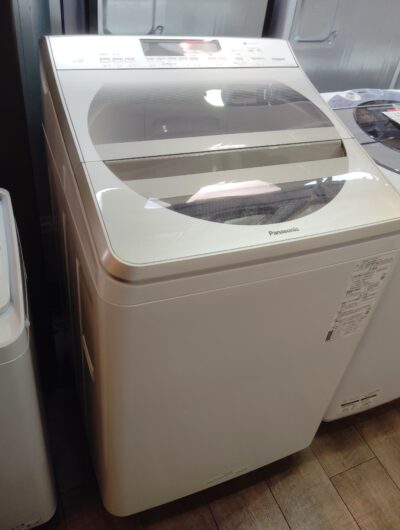 Panasonic 2020年製 NA-FA120V3 ホワイト ECONAVI 省エネ 温水泡洗浄W BIGサークル 12㎏ 縦型 全自動洗濯機 1