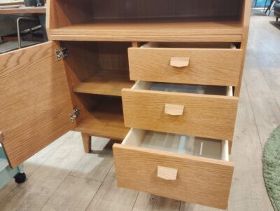 unico KURT クルト オーク材 オイル仕上げ 木製 収納家具 コンソールキャビネット 4