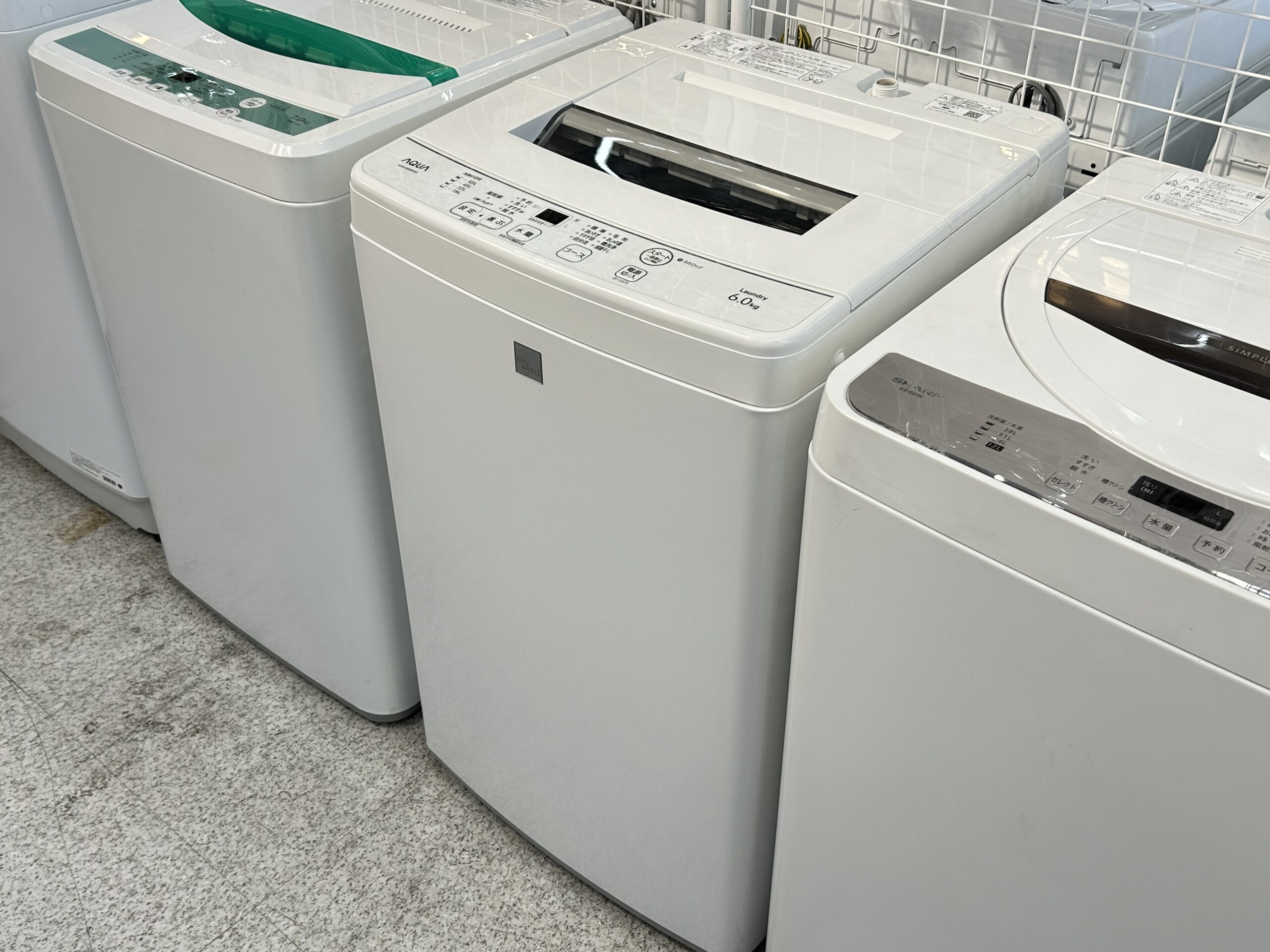 ハイアール アクア ヤマダ他 4.5kg～7.0kg 全自動洗濯機 買取しました